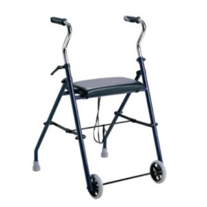 DEAMBULAOTRE PIEGHEVOLE CON SEDUTA DUE RUOTE - DUE PUNTALI