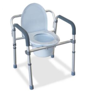 SEDIA COMODA DA BAGNO REGOLABILE IN ALTEZZA