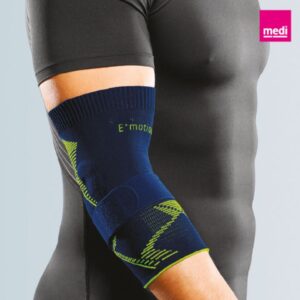 GOMITIERA IN TESSUTO ELASTICO CON PRESSORE EPICOMED E+ MOTION MEDI